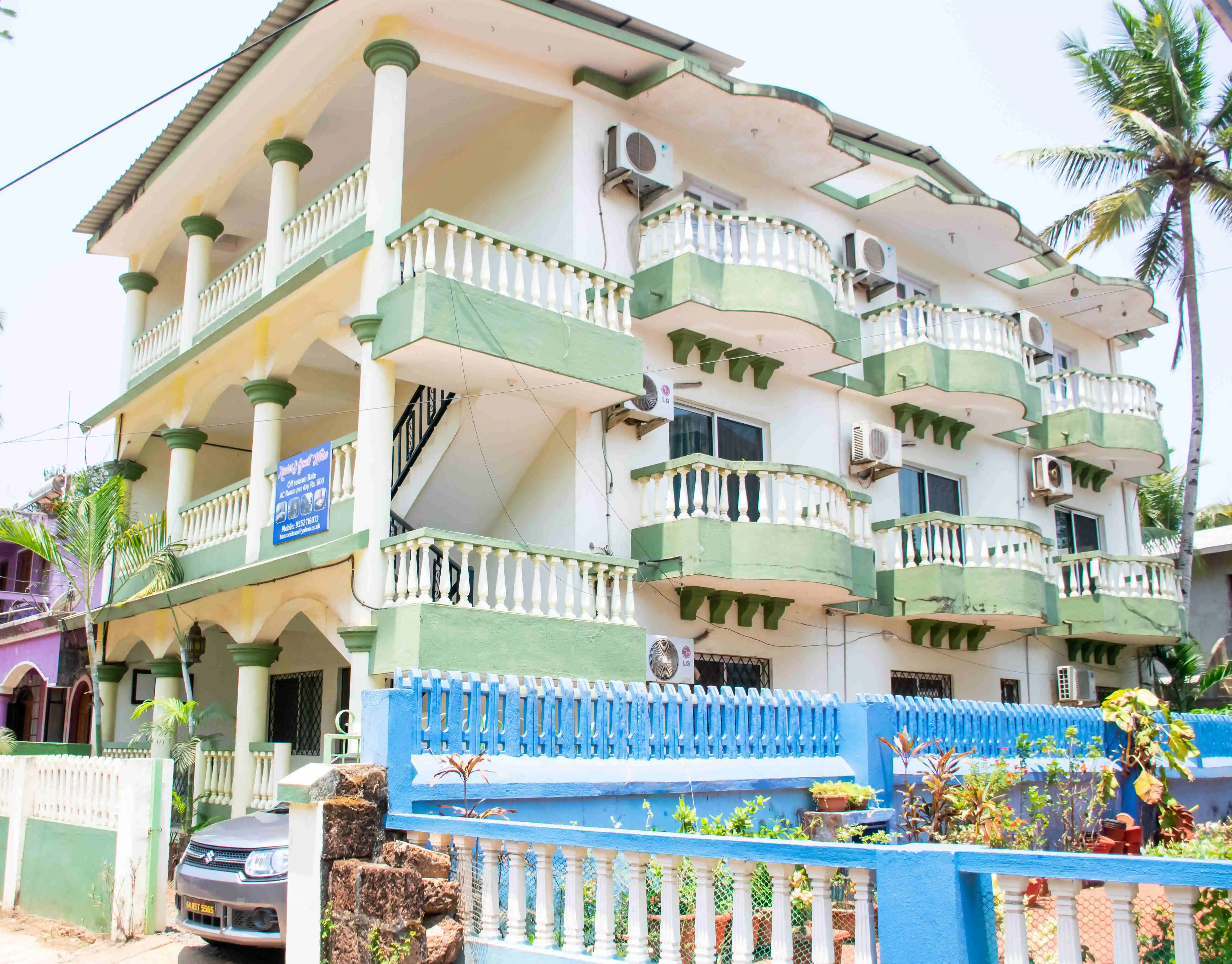 Modern luxury Twilight Guest House building with elegant architecture, contemporary design, and beautiful landscaping surrounded by nature